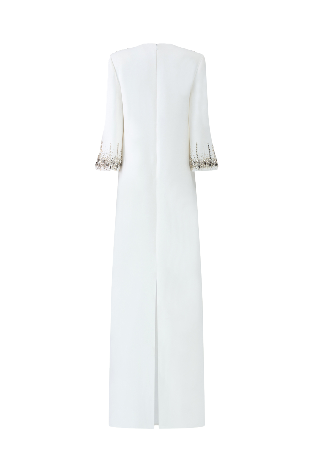 Middle Sleeve Stone Embellished Dress